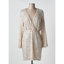 GOLDEN LIVE - Robe courte beige en polyester - Femme - Taille 36 - Modz