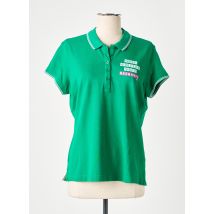 KAPITALES - Polo vert en coton - Femme - Taille 40 - Modz
