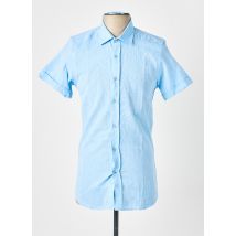 HOPENLIFE - Chemise manches courtes bleu clair en coton - Homme - Taille S - Modz