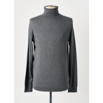 SALSA - Pull col roulé gris en coton - Homme - Taille S - Modz