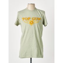 TOP GUN - T-shirt vert en coton - Homme - Taille M - Modz