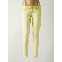 PEPE JEANS - Pantalon 7/8 jaune en coton - Femme - Taille TU - Modz