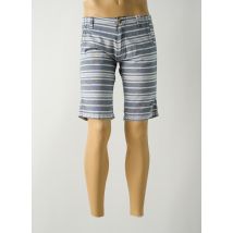 FRESH BRAND - Bermuda bleu en coton - Homme - Taille 38 - Modz