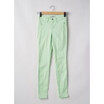 ONE SIZE FILTS ALL - Pantalon slim vert en coton - Femme - Taille TU - Modz