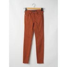 TIFFOSI - Pantalon slim marron en coton - Femme - Taille TU - Modz