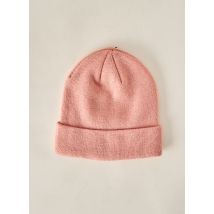 HOLOGRAMME - Bonnet rose fonce en acrylique - Femme - Taille TU - Modz