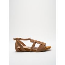 MADISON - Sandales/Nu pieds beige en cuir - Femme - Taille 36 - Modz