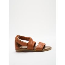 NOËL - Sandales/Nu pieds orange en cuir - Fille - Taille 25 - Modz