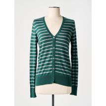 LACOSTE - Gilet manches longues vert en viscose - Femme - Taille 44 - Modz