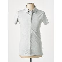 BILL TORNADE - Chemise manches courtes gris en coton - Homme - Taille S - Modz