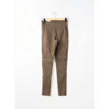 CAMAIEU - Jegging vert en coton - Femme - Taille 38 - Modz