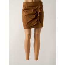 CAMAIEU - Jupe courte marron en polyester - Femme - Taille 40 - Modz