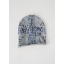 PEPE JEANS - Bonnet gris en coton - Homme - Taille 54 - Modz
