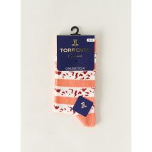 TORRENTE - Chaussettes orange en coton - Femme - Taille 36 - Modz