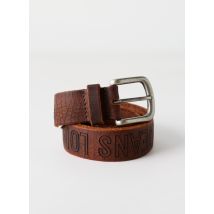 PEPE JEANS - Ceinture marron en cuir - Homme - Taille 38 - Modz