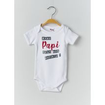 BB AND CO - Body blanc en coton - Enfant - Taille TU - Modz