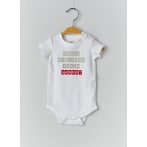 KARIBAN - Body blanc en coton - Enfant - Taille TU - Modz