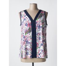 MASSANA - Top bleu en viscose - Femme - Taille 44 - Modz
