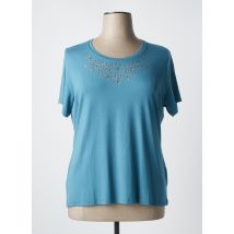 FRANCE RIVOIRE - T-shirt bleu en viscose - Femme - Taille 48 - Modz