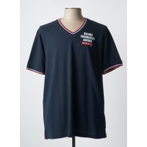 KAPITALES - T-shirt bleu en coton - Homme - Taille XXL - Modz