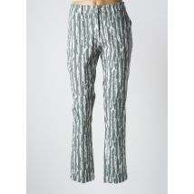 ÉTYMOLOGIE - Pantalon slim vert en viscose - Femme - Taille 44 - Modz
