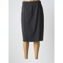 FRANCE RIVOIRE - Jupe mi-longue gris en polyester - Femme - Taille 44 - Modz