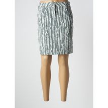 ÉTYMOLOGIE - Jupe mi-longue vert en viscose - Femme - Taille 44 - Modz