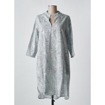 OPIFICIO NEIRAMI - Robe mi-longue bleu en coton - Femme - Taille 34 - Modz