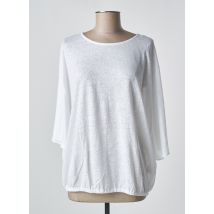 PUROTATTO - Top blanc en lin - Femme - Taille 40 - Modz