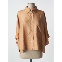 HANAMI D'OR - Chemisier marron en soie - Femme - Taille 38 - Modz