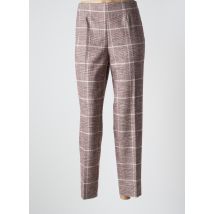 PIAZZA SEMPIONE - Pantalon 7/8 rouge en viscose - Femme - Taille 42 - Modz