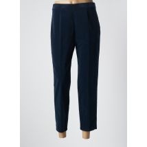 PIAZZA SEMPIONE - Pantalon 7/8 bleu en coton - Femme - Taille 42 - Modz