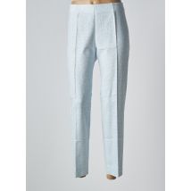 PIAZZA SEMPIONE - Pantalon 7/8 bleu en coton - Femme - Taille 46 - Modz