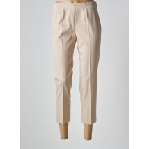 PIAZZA SEMPIONE - Pantalon 7/8 beige en coton - Femme - Taille 36 - Modz
