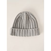 ASPESI - Bonnet gris en cachemire - Femme - Taille TU - Modz
