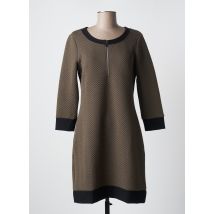 MALOKA - Robe mi-longue vert en polyester - Femme - Taille 36 - Modz