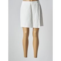 C'EST BEAU LA VIE - Jupe short blanc en lin - Femme - Taille 36 - Modz