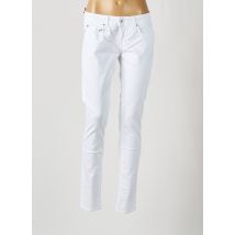 SALSA - Pantalon slim blanc en coton - Femme - Taille 42 - Modz