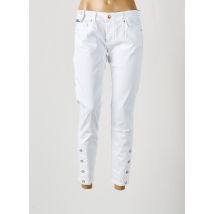 SALSA - Pantalon 7/8 blanc en coton - Femme - Taille TU - Modz