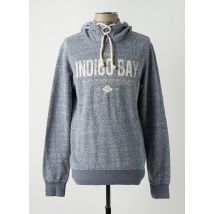 SALSA - Sweat-shirt à capuche bleu en coton - Homme - Taille L - Modz