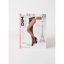 DIM - Collants beige en polyamide - Femme - Taille 4 - Modz