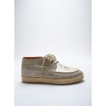 MINKA DESIGN - Espadrilles gris en cuir - Femme - Taille 38 - Modz