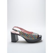 DANSI - Sandales/Nu pieds noir en cuir - Femme - Taille 40 - Modz