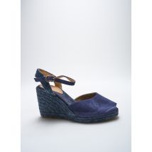 MAYPOL - Espadrilles bleu en cuir - Femme - Taille 39 - Modz