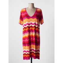 SURKANA - Robe mi-longue rose en viscose - Femme - Taille 44 - Modz