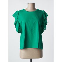 LEO & UGO - Top vert en coton - Femme - Taille 42 - Modz