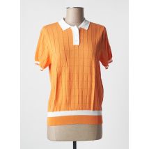 MD'M - Top orange en viscose - Femme - Taille 40 - Modz