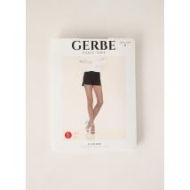 GERBE - Collants beige en coton - Femme - Taille 4 - Modz
