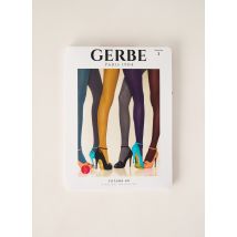 GERBE - Collants orange en polyamide - Femme - Taille 1 - Modz