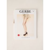 GERBE - Collants marron en polyamide - Femme - Taille 0 - Modz